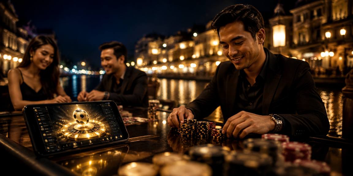 Baccarat dengan Dealer Sebenar di Skrin Anda